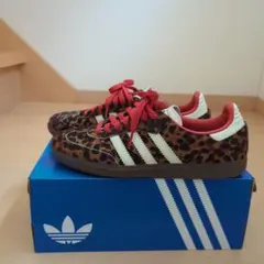 adidas sambaレオパード柄 スニーカー　24.5cm