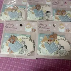 フラッフィースノーマン フレークシール 30枚入り