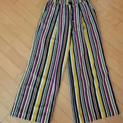 JEANASIS　マルチストライプ　ワイドパンツのサムネイル