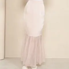 ダーリッチ　Darich シアーコンビマーメイドスカート ピンクのサムネイル