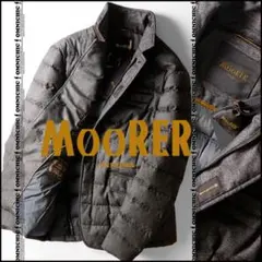 新品最高級カシミヤ100％MOORERムーレーステンカラーロングダウン