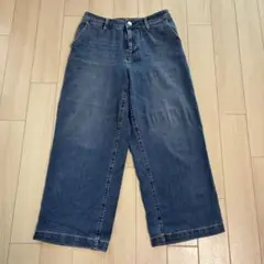 【無印良品】ワイドデニムパンツ Mサイズ