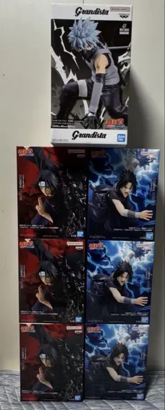 4点 サスケ カカシ イタチ NARUTO 4個セット emotions缶バッジ - メルカリ