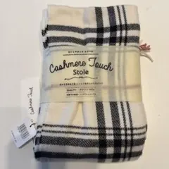 【新品/未使用品】カシミヤタッチ チェック柄 ストール