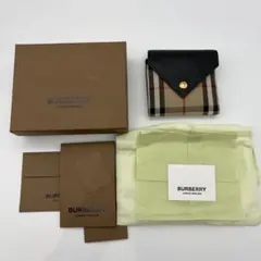 BURBERRY 三つ折り財布 ノバチェック柄
