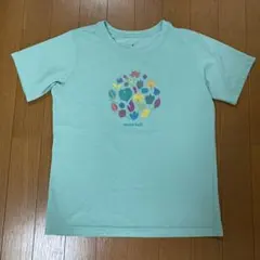 mont-bell 半袖Tシャツ リーフプリント ライトグリーン Sのサムネイル