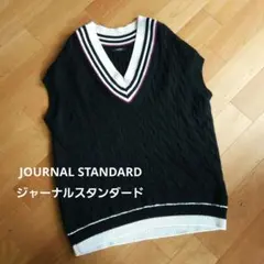 JOURNAL STANDARD ジャーナルスタンダード Vネック ニット 黒
