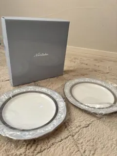 Noritake 花柄皿 2枚セット