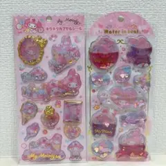 サンリオ マイメロディ キラキラカプセルシール ウォーターシール ２個セット