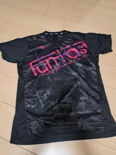 Mizuno funtaS バレーボールシャツ 黒/ピンク XLサイズ
