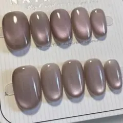 M マグネットネイルチップ ピンクベージュ