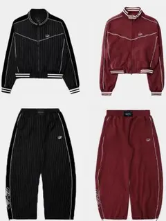 重盛さとみ adidas ジャージ上下セット ピンク ベロア - メルカリ