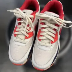 Nike Air Max 90 ホワイト/レッド/ネイビーJP 24cm