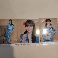 乃木坂46 松尾美佑 2025.July-II 生写真 3種コンプ