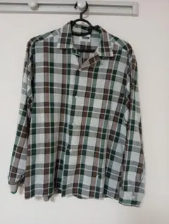 60s 70s シアーズ　チェックシャツ