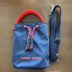 TOMMY JEANS ショルダーバッグ ネイビー/レッドのサムネイル