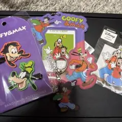 GOOFY&MAX バングスヘアアクセサリーとカードケースセット