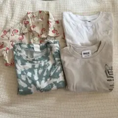 男の子でも女の子でもどちらも可愛いベビー服4点セット 80cm