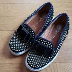 ☺️JEFFREY CAMPBELL☺️スタッズシューズ ブラック サイズ36のサムネイル