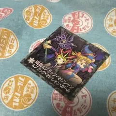遊戯王 武藤遊戯 ブラックマジシャン ブラックマジシャンガール シール 森永