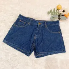 ローリーズファーム デニムショートパンツ シンプル 定番 L コットン