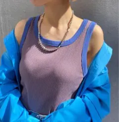 【美品】CIAOPANIC リブボーダータンク