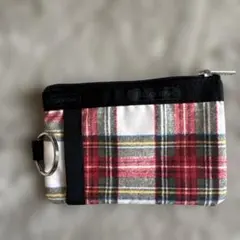 LeSportsac チェック柄 定期入れ