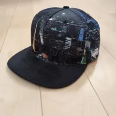 7UNION セブンユニオン スナップバック キャップ 総柄 ブラックのサムネイル