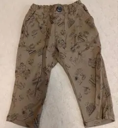ピーナッツ　スヌーピー　ズボン　パンツ　80 ブラウン　茶色