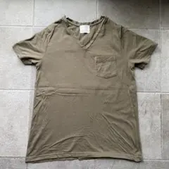Discoat VネックTシャツ 半袖 オリーブのサムネイル
