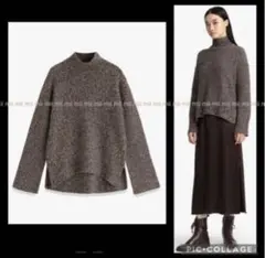 ✤Theory セオリー 肉厚 カシミヤ100㌫ メランジニット✤