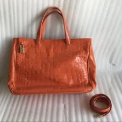 ⭐️お値下げ⭐️ゴールド クロコダイル風 コッコフィオーレ トート 
