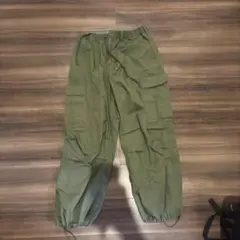 GU カーゴパンツ オリーブグリーン