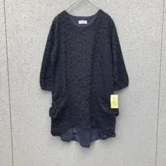 3109タグ付！【Kasumiso】M-L♡レースチュニック 五分袖 ミニワンピ