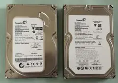 Seagate Barracuda 3.5インチ500GB内蔵ハードディスク2台