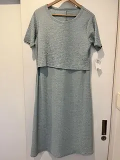 新品 未使用 マタニティ ワンピース 半袖