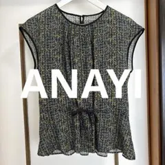 ANAYI ノースリーブトップス ブラウス　シフォン