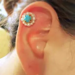 ハンドメイド軟骨ピアス15