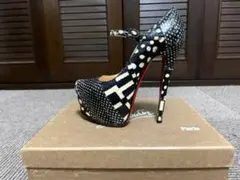 レア☆Christian Louboutinルブタンスネーク素材プラットフォームのサムネイル