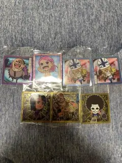 ワンピース　ウエハース　シールステッカー　7枚