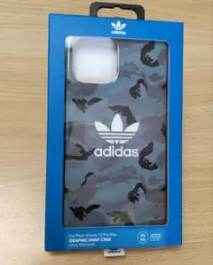 アディダス iPhone12Promax グラフィックスナップケース 迷彩