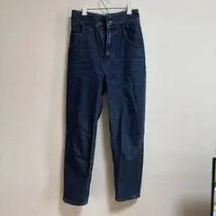MOUSSY ハイウエストダークブルーデニムパンツ サイズ0