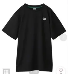 arena アリーナ Tシャツ ブラック ARN1973のサムネイル
