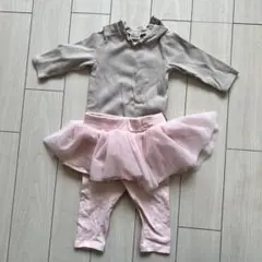 baby GAP チュール付きパンツ　petit main ロンパース　70