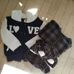 おまとめ新品未使用120cmパーカー3点