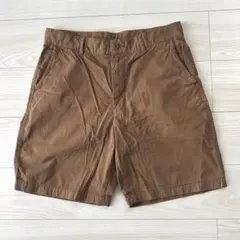 ユニクロ　チノショーツ　リラックスフィット　サイズM ブラウン　短パン