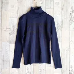 MICHELLINE レディースニット　タートルネック　ウール混　S
