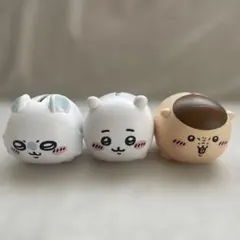 ちいかわ 貯金箱 モモンガ ちいかわ くりまんじゅう3個セット ガチャガチャ