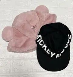 東京ディズニーリゾート　ミッキー　ファーバケットハット・キャップ