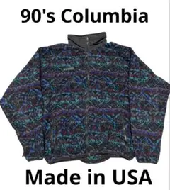 は*だ様 90's Columbia 総柄フリース